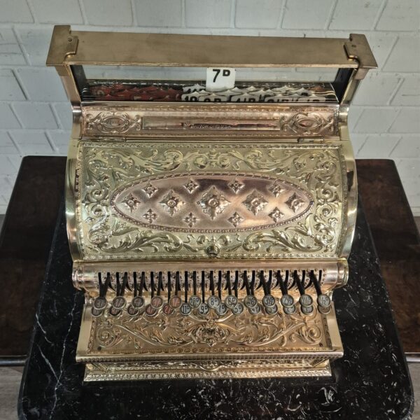 Cash Register National 1897 Copper Brass - Image 4