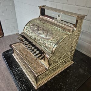 Cash Register National 1897 Copper Brass