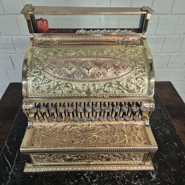 Cash Register National 1897 Copper Brass - Image 2