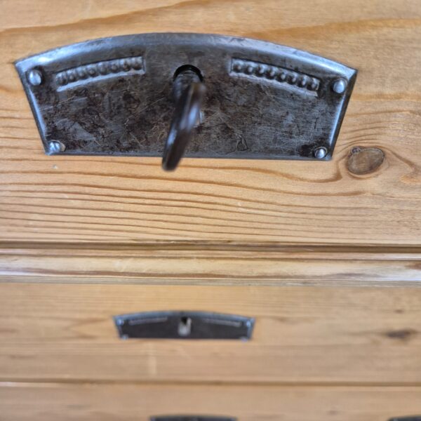 Chest of Drawers Jugendstil 1900 Pine - Image 6