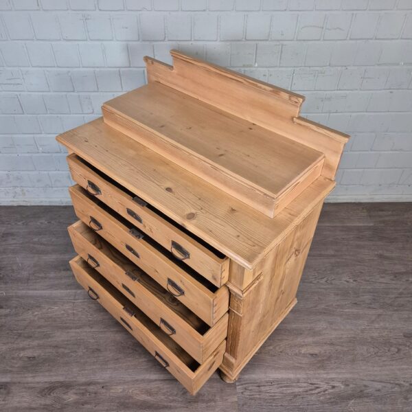 Chest of Drawers Jugendstil 1900 Pine - Image 7