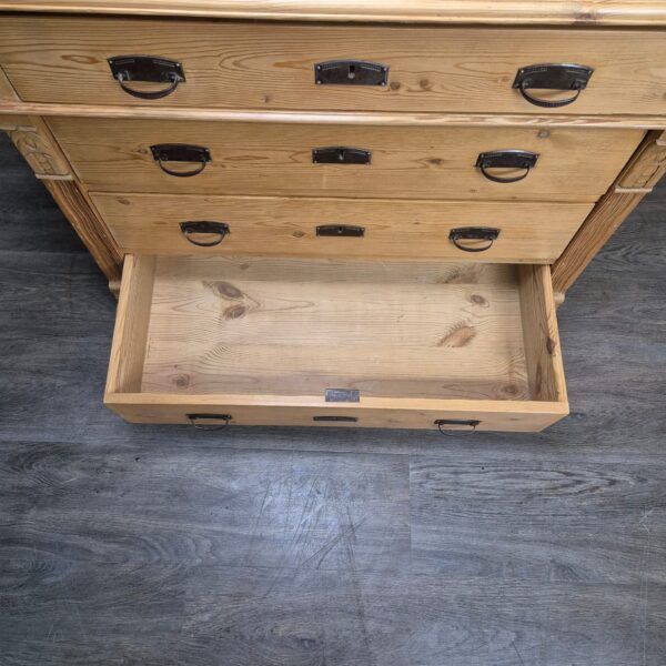 Chest of Drawers Jugendstil 1900 Pine - Image 10