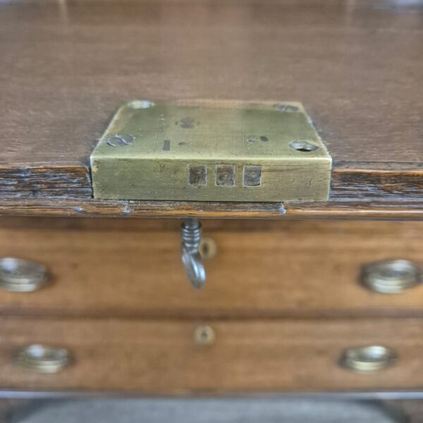 Secretary Biedermeier 1820 Oak - Image 9