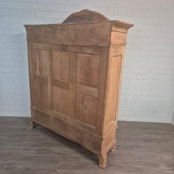 Wardrobe Biedermeier 1800 Oak - Image 21