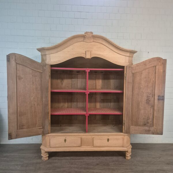 Wardrobe Biedermeier 1800 Oak - Image 15