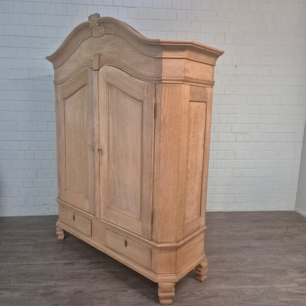Wardrobe Biedermeier 1800 Oak - Image 3