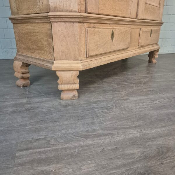 Wardrobe Biedermeier 1800 Oak - Image 6