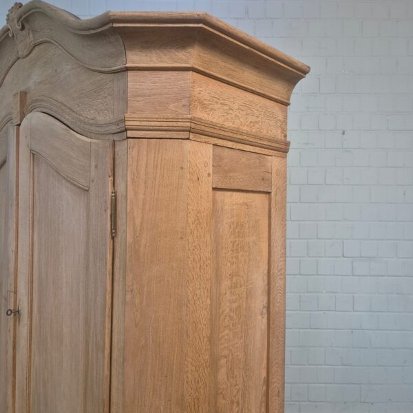 Wardrobe Biedermeier 1800 Oak - Image 9
