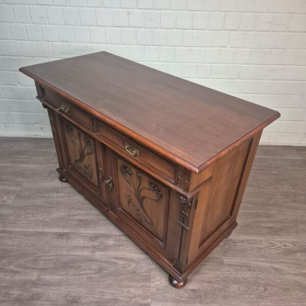 Sideboard Jugendstil 1900 Walnut - Image 3