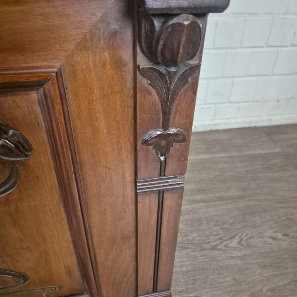 Sideboard Jugendstil 1900 Walnut - Image 8