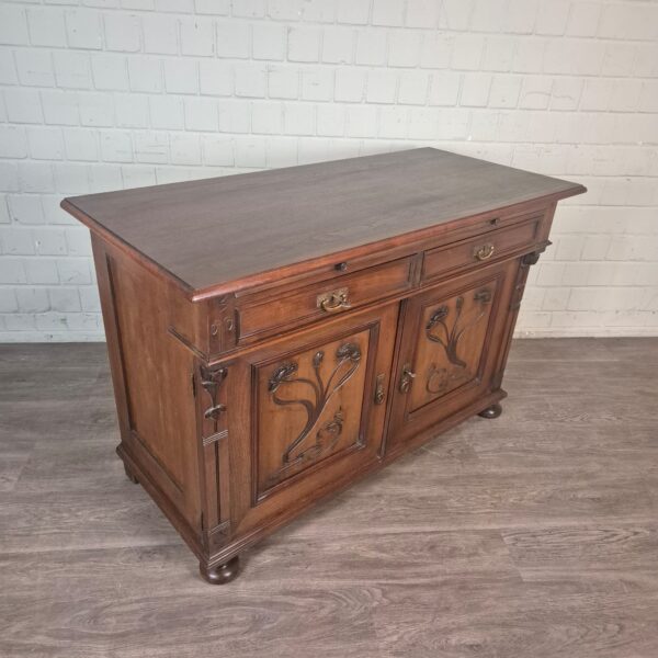 Sideboard Jugendstil 1900 Walnut