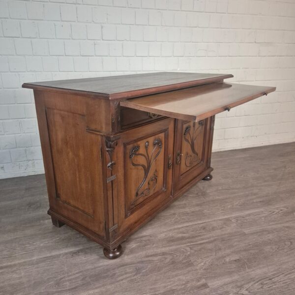 Sideboard Jugendstil 1900 Walnut - Image 4