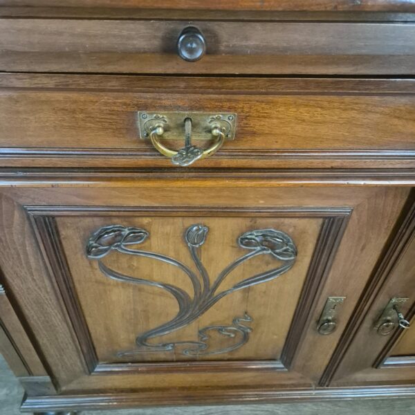 Sideboard Jugendstil 1900 Walnut - Image 6