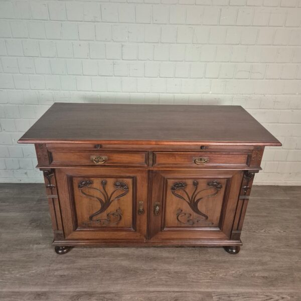 Sideboard Jugendstil 1900 Walnut - Image 2