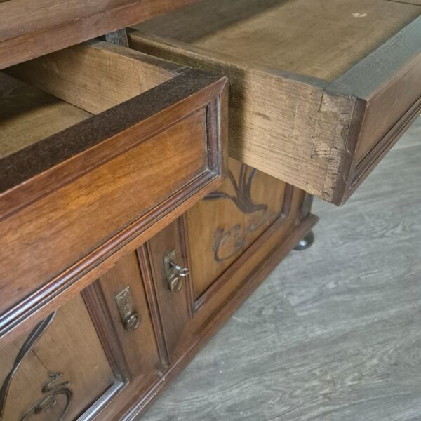 Sideboard Jugendstil 1900 Walnut - Image 11