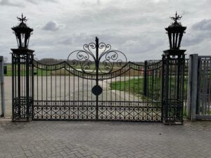 Gate Garden Gate Wrought Iron 4.12 m