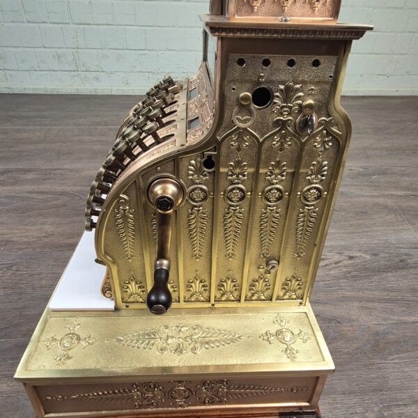 Cash Register National 1910 Copper Brass - Image 9