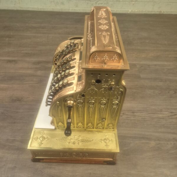 Cash Register National 1910 Copper Brass - Image 8