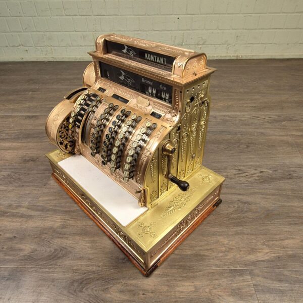 Cash Register National 1910 Copper Brass - Image 3