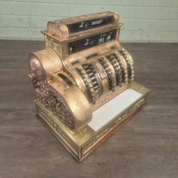 Cash Register National 1910 Copper Brass