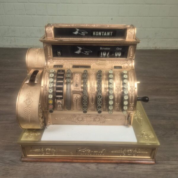 Cash Register National 1910 Copper Brass - Image 2
