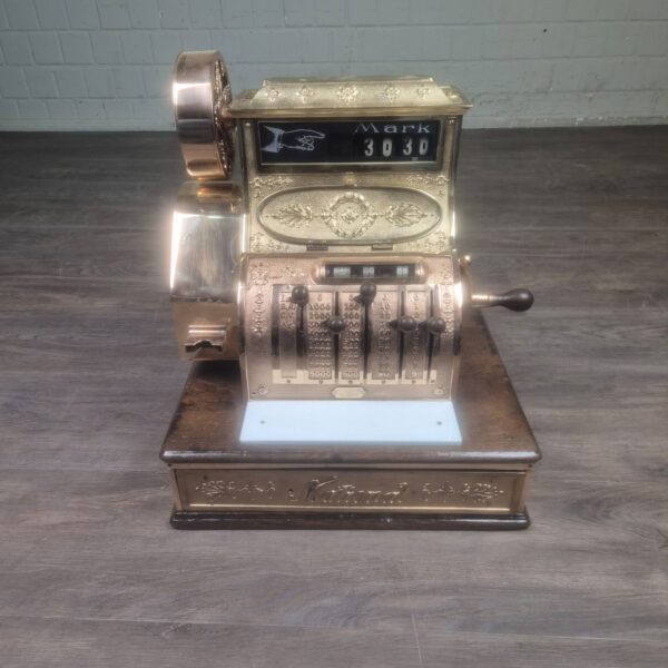 Cash Register National 1906 Messing Brass - Image 2