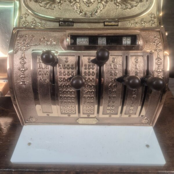 Cash Register National 1906 Messing Brass - Image 10