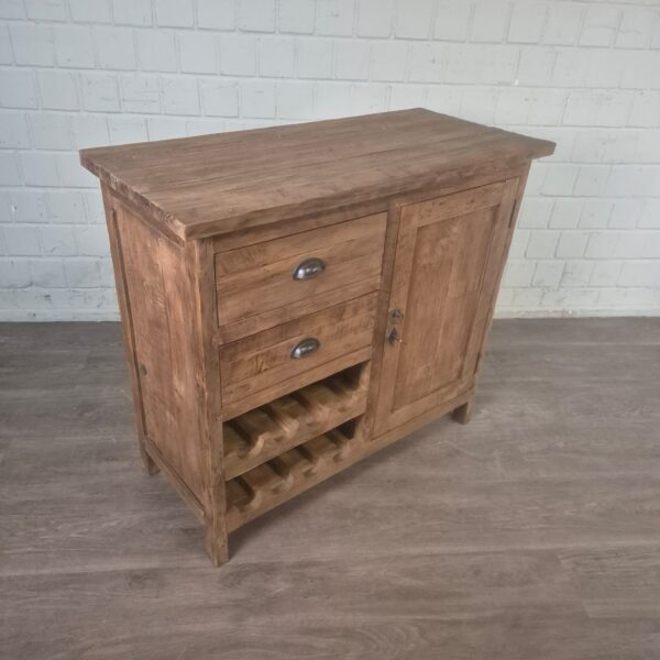 Wine Cabinet Sideboard Teak 1,00 m