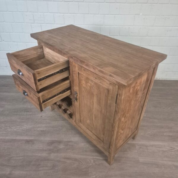 Wine Cabinet Sideboard Teak 1,00 m - Image 9