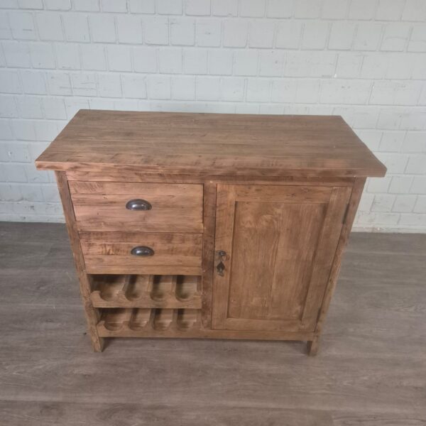 Wine Cabinet Sideboard Teak 1,00 m - Image 2