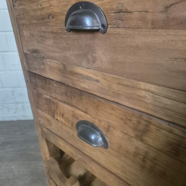 Wine Cabinet Sideboard Teak 1,00 m - Image 4