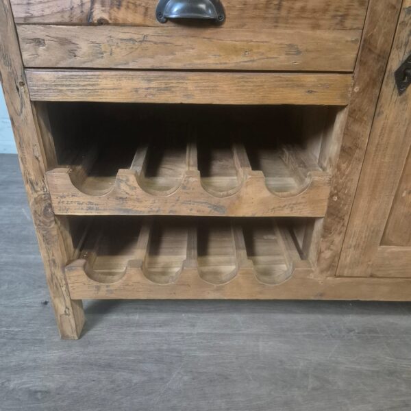 Wine Cabinet Sideboard Teak 1,00 m - Image 5