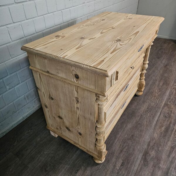 Chest of Drawers Gründerzeit 1880 Pine - Image 7