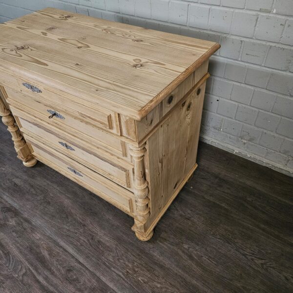 Chest of Drawers Gründerzeit 1880 Pine - Image 8
