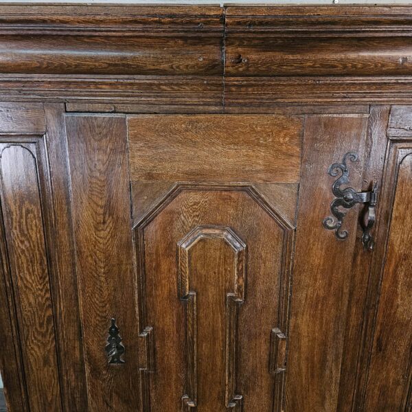 Wardrobe Baroque 1780 Oak - Image 11