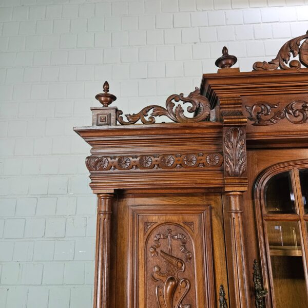 Cabinet Gründerzeit 1880 Oak - Image 7