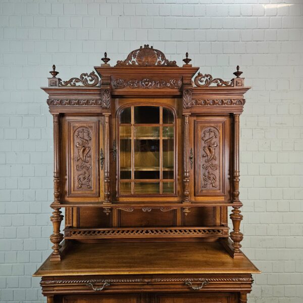 Cabinet Gründerzeit 1880 Oak - Image 4