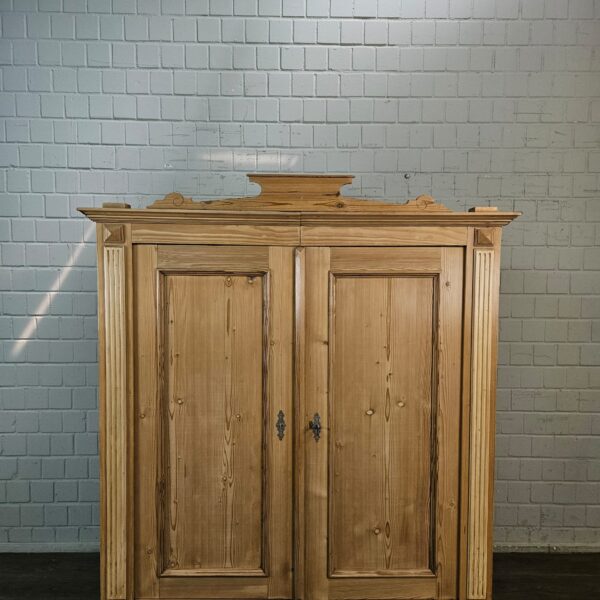 Wardrobe Gründerzeit 1880 Pine - Image 4