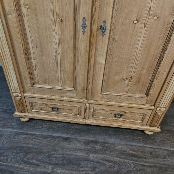 Wardrobe Gründerzeit 1880 Pine - Image 7