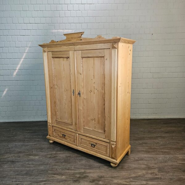 Wardrobe Gründerzeit 1880 Pine - Image 3