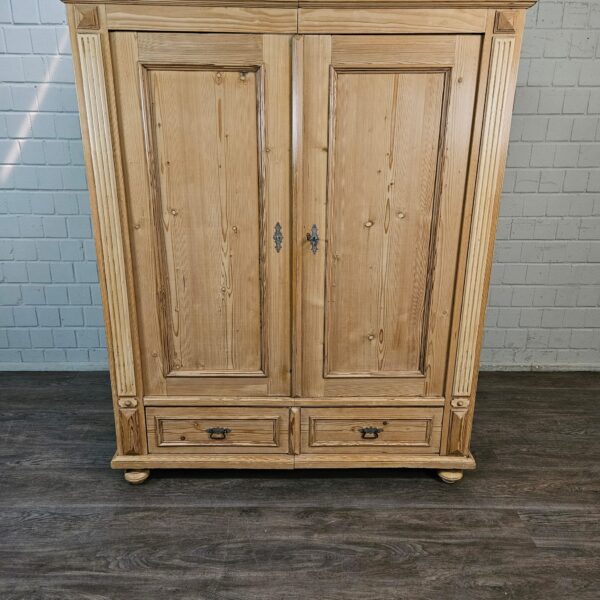 Wardrobe Gründerzeit 1880 Pine - Image 5