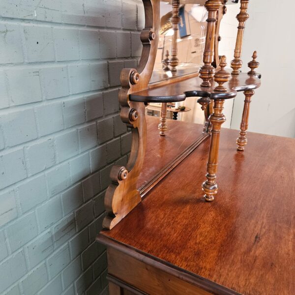 Cabinet Gründerzeit 1880 Walnut - Image 5