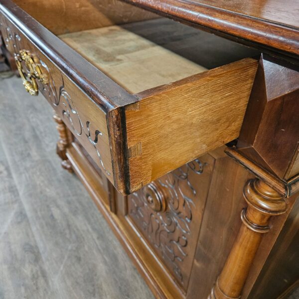 Cabinet Gründerzeit 1880 Walnut - Image 14