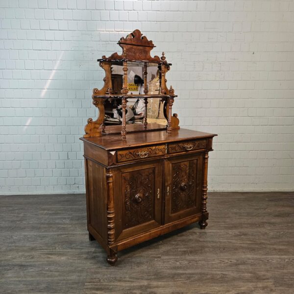 Cabinet Gründerzeit 1880 Walnut