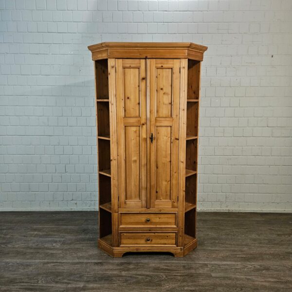 Corner Cabinet 1,10 m Pine - Image 2