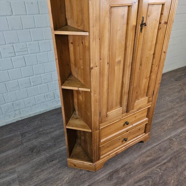 Corner Cabinet 1,10 m Pine - Image 7