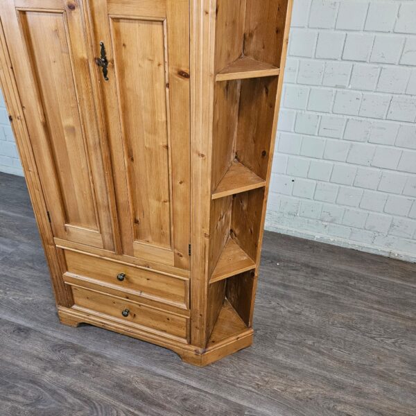Corner Cabinet 1,10 m Pine - Image 8