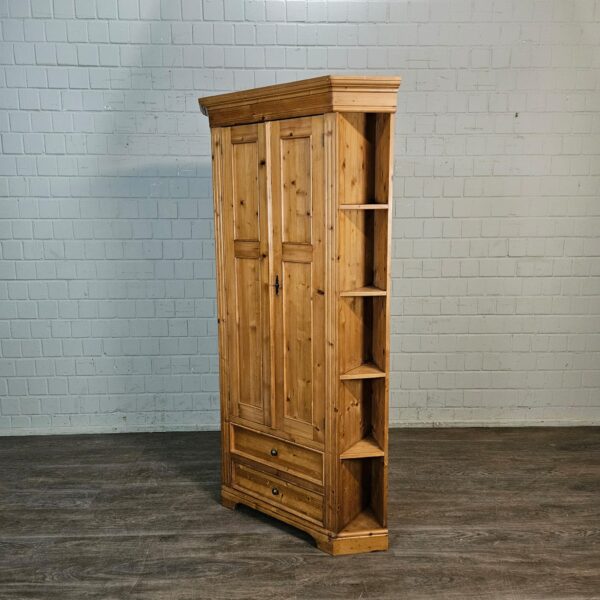 Corner Cabinet 1,10 m Pine - Image 3
