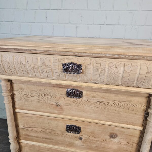 Chest of Drawers Gründerzeit 1880 Pine - Image 12