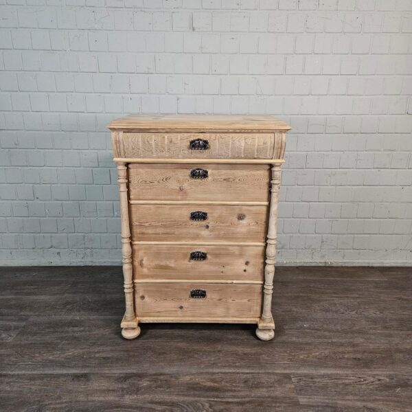 Chest of Drawers Gründerzeit 1880 Pine - Image 2